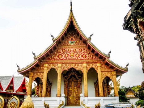 Wat Xieng Muane Luang Prabang Laos Rolling Coconut Ooaworld